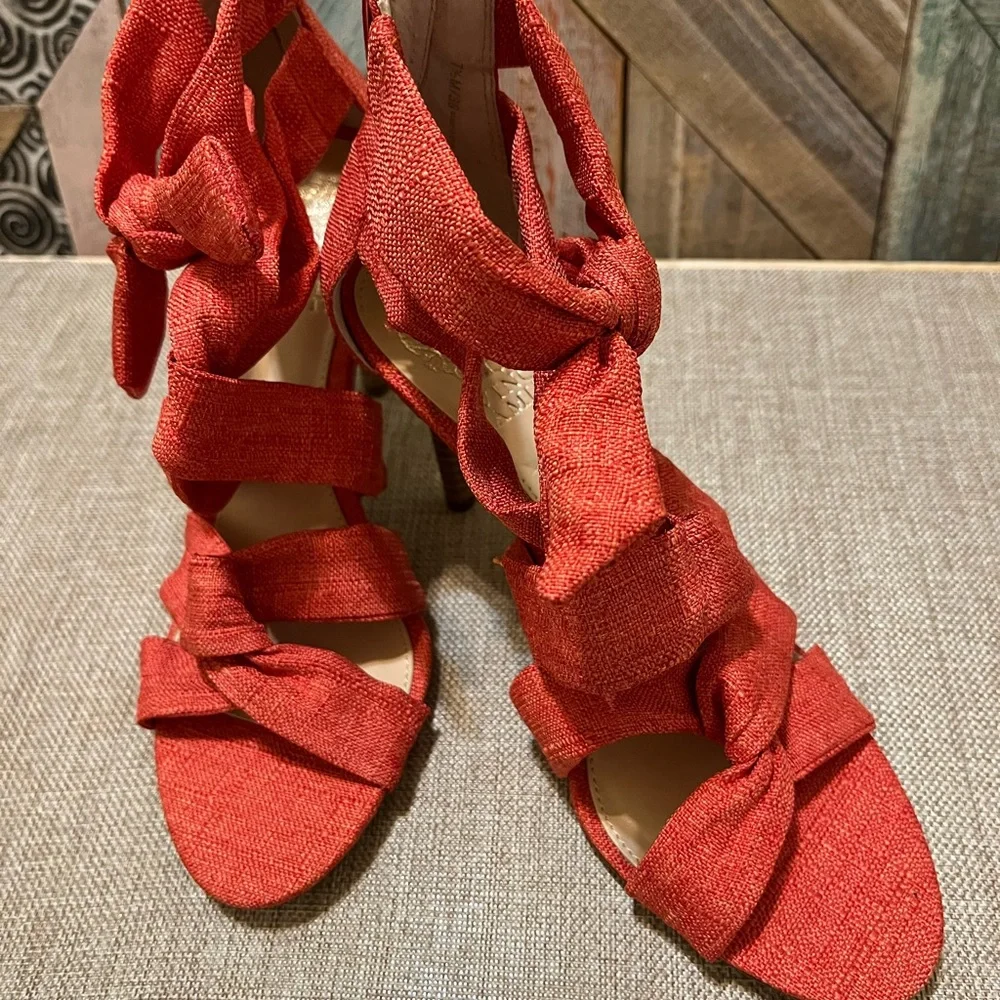 Vince Camuto Sunset Orange Size 7.5 - Picture 5 of 8